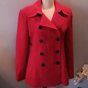 MEXX red double breasted coat